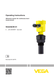 Operating Instructions - VEGASON 61 - 4 &hellip; 20 mA/HART - two-wire