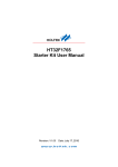 HT32F1765 Starter Kit User Manual