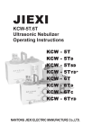 KCW-5T.6T Ultrasonic Nebulizer Operating Instructions