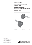 Betriebsanleitung Messumformer für Stellung KINAX SR 709