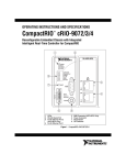 CompactRIO cRIO-9072/3/4 Operating Instructions and Specifications