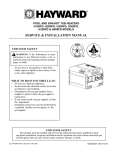 SERVICE & INSTALLATION MANUAL