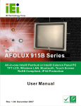 AFOLUX LX Series Panel PC User Manual