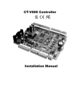 CT-V900 Controller Installation Manual