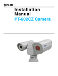 Installation Manual PT-602CZ Camera