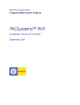 PACSystems RX7i Installation Manual, GFK