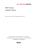 SMTP Express Installation Manual