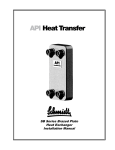 SB Series Brazed Plate Heat Exchanger Installation Manual