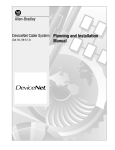 DN-6.7.2, DeviceNet Cable System, Planning and Installation Manual