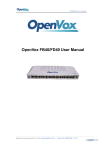 OpenVox Failover User Manual