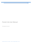 Pronto! Lite User Manual