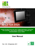 AFL2-12A-D525 Panel PC User Manual