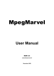 MpegMarvel User Manual