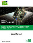 KINO-9453 Motherboard User Manual