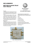 EVBUM2086 - NB7L32M Evaluation Board User's Manual