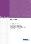 User Manual MIO-5290