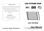 LED-192 RGB User Manual