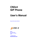 CN2x4 SIP Phone User's Manual