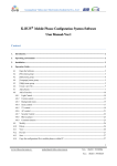 K-BUS  R Mobile Phone Configuration System Software User