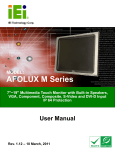 AFL M Series Monitor User Manual