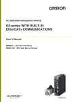 G5-series WITH BUILT-IN EtherCAT COMMUNICATIONS User's