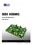 SDI HSMC User Manual