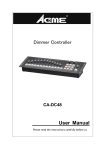 Dimmer Controller User Manual