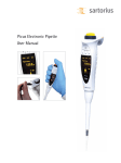User Manual Picus Electronic Pipette
