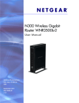 N300 Wireless Gigabit Router WNR3500Lv2 User Manual