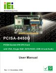 PCISA-8450 User Manual
