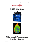 USER MANUAL Chlorophyll Fluorescence Imaging