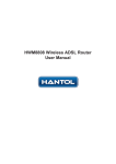 HWM8808 Wireless ADSL Router User Manual