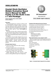 EVBUM2076 - Crystal Clock Oscillator Module Evaluation Board