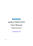 JetBox 9300/9310 User Manual