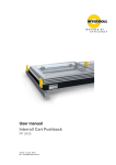 User manual Interroll Cart Pushback