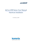 JetCon 6300 Series User Manual