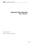 Digital Video Decoder User's Manual