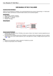 USER MANUAL OF THE V-TAIL MIXER