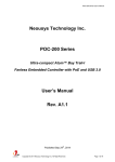 POC-200 Series User's Manual Rev A1.1