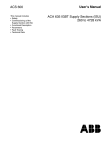 EN / ACA 635 IGBT Supply Sections User's Manual