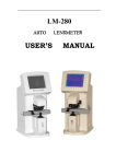 LM-280 USER'S MANUAL