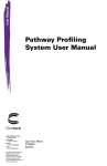 Pathway Profiling System User Manual