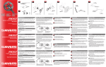 Cranksets with GXp bottom brackets user manual Kurbelgarnituren