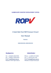 8 Inch Side Port FRP Pressure Vessel User Manual