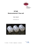 VT03 flow cell user manual