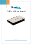 iCallDroid User Manual