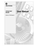1771-6.5.115, Analog Input Module, User Manual