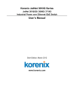 Korenix JetNet 3810G Series User's Manual