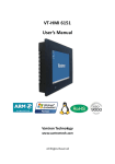 VT-HMI 6151 User's Manual