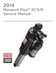 Monarch Plus&trade; RC3/R Service Manual
